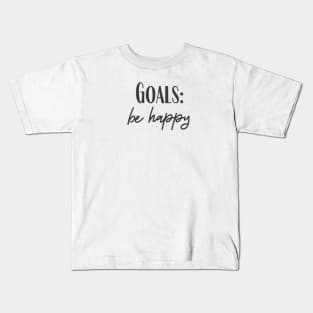 Goals Kids T-Shirt